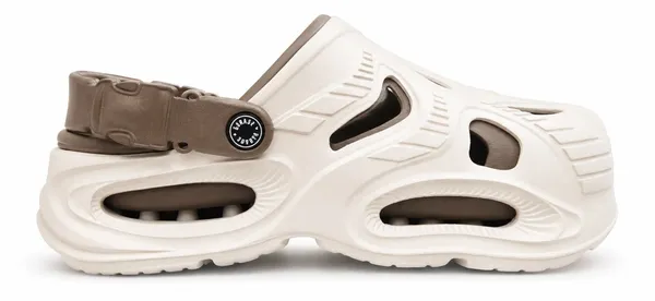 White_Perforated_Slip-On_Clogs_For_Men