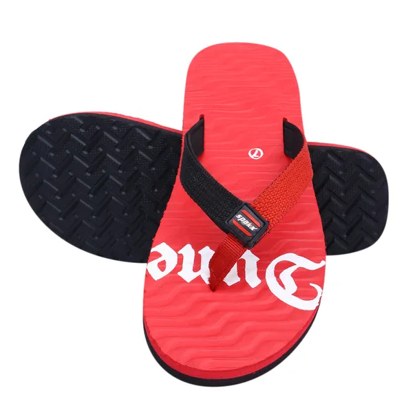Red_Sporty_Thong_Casual_Flip_Flops_For_Men