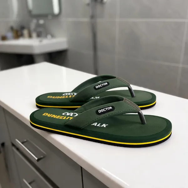 Green_Rubber_Sporty_Thong_Flip-Flops_For_Men