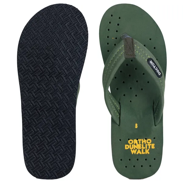 Green_Orthopedic_Contoured_Flip-Flops_For_Men