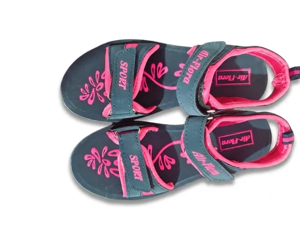 Black_And_Pink_Casual_Sport_Sandals_For_Women