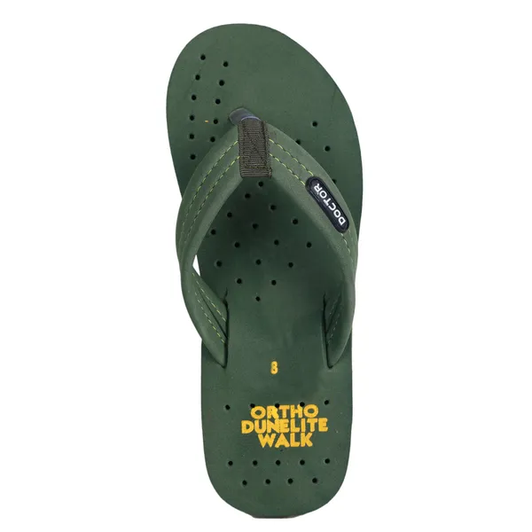 Green_Orthopedic_Contoured_Flip-Flops_For_Men