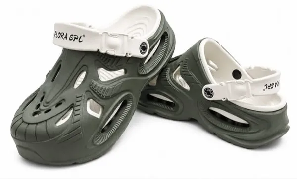 Grey_Molded_Slip-On_Clogs_For_Men