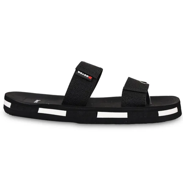 Black_Textile_Strap_Casual_Sandals_For_Men