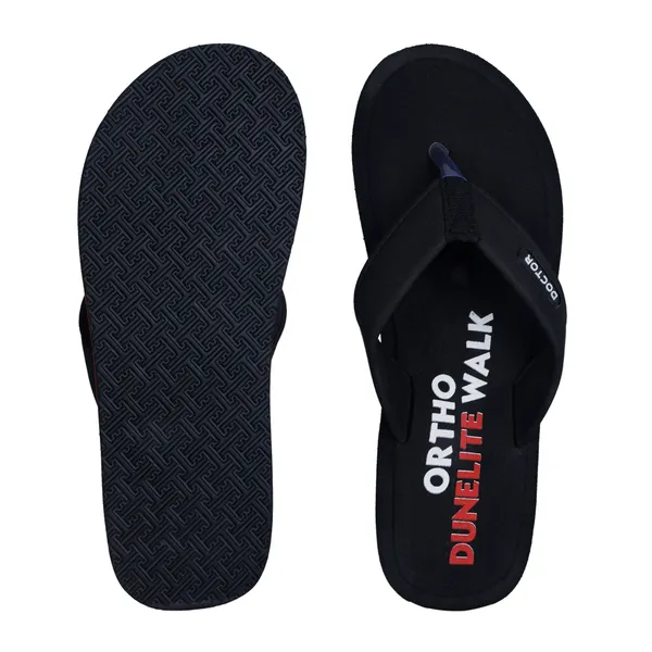 Black_Red_Accent_Thong_Casual_Flip_Flops_For_Men