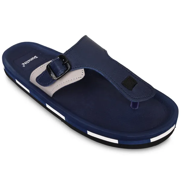 Navy_Synthetic_Toe_Loop_Casual_Sandals_For_Men