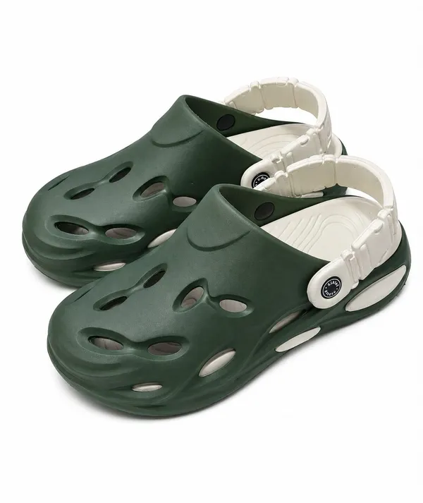 Green_Eva_Slip-On_Clogs_For_Men