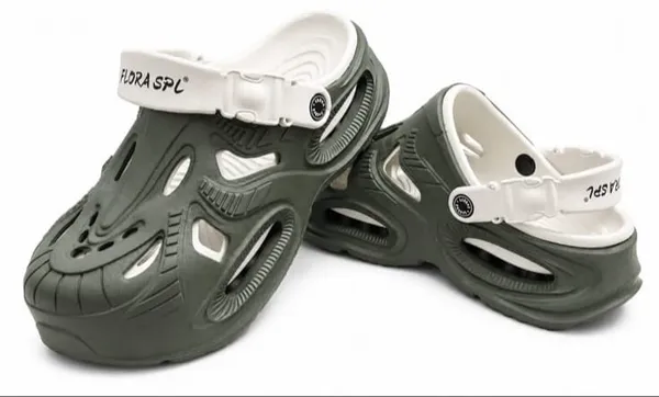Grey_Molded_Slip-On_Clogs_For_Men