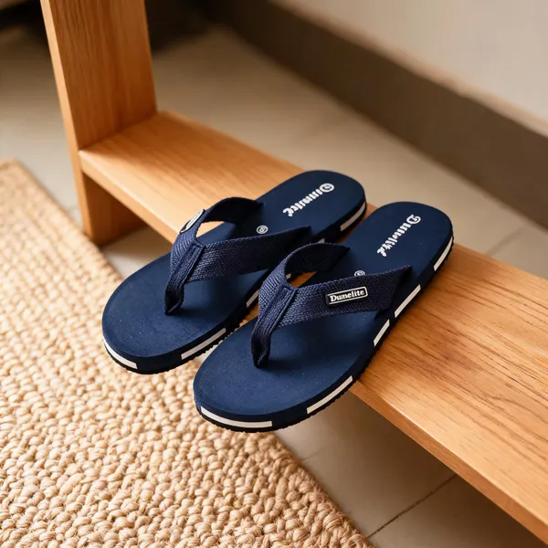 Navy_Blue_Textured_Cross_Strap_Casual_Flip_Flops_For_Men