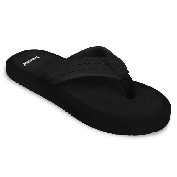 Black_Casual_Textured_Flip-Flops_For_Women