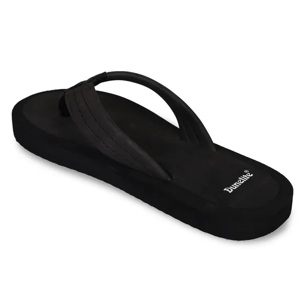 Black_Casual_Textured_Flip-Flops_For_Women