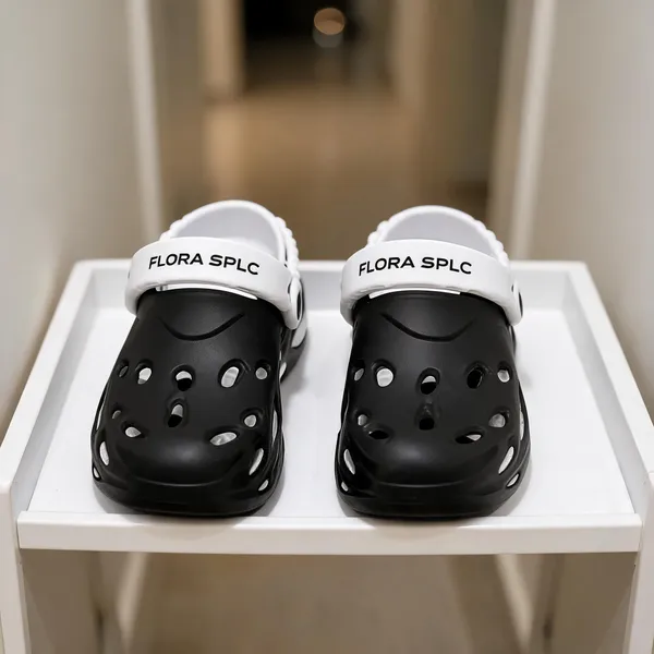 Black_Ventilated_Slip-On_Casual_Clogs_For_Men