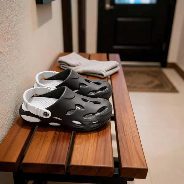 Black_Eva_Perforated_Open_Back_Clogs_For_Men