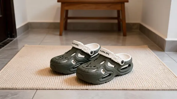 Grey_Molded_Slip-On_Clogs_For_Men