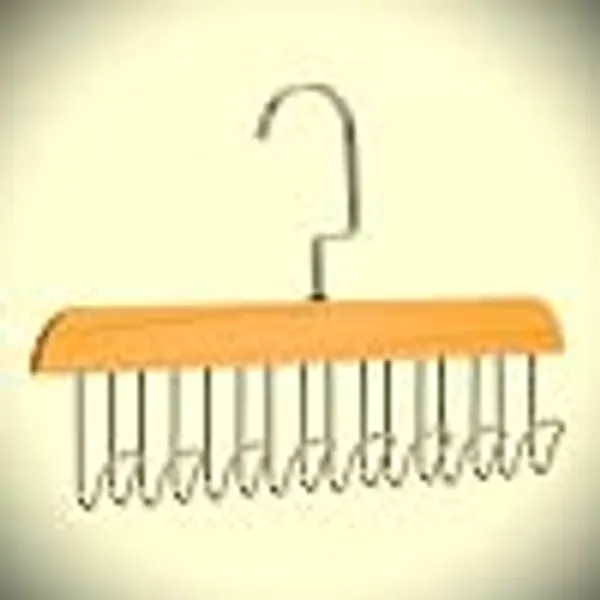 Wood_And_Steel_Multi_Hook_Hanging_Closet_Accessories_Organizer_Pack_Of_2