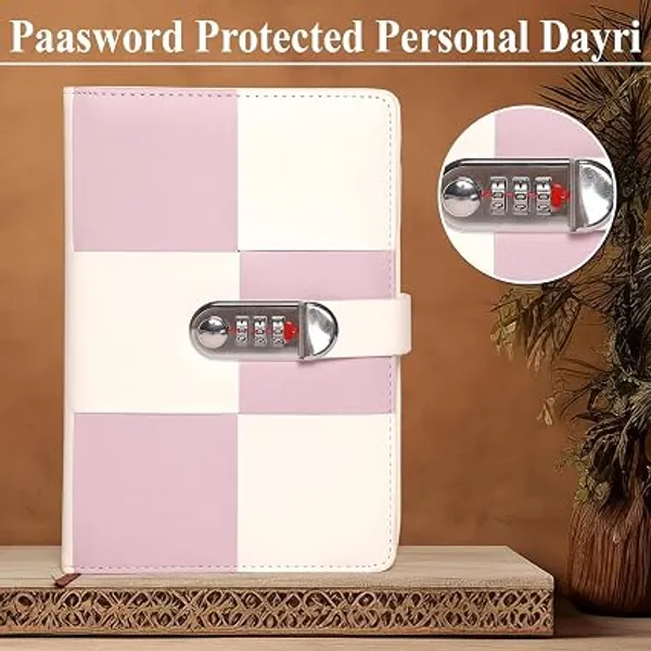 A5_Diary_Journal_with_Combination_Lock_|_Password_Protected_Secret_Notebook_|_Personal_Planner_&_Organizer_
