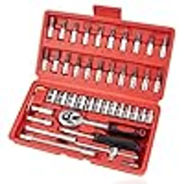 Stainless_Steel_46_Piece_Socket_Wrench_Set_With_Screwdriver_Bits