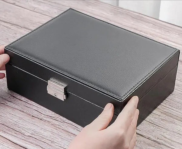 Black_Faux_Leather_Jewellery_Organizer_Vanity_Storage_Box