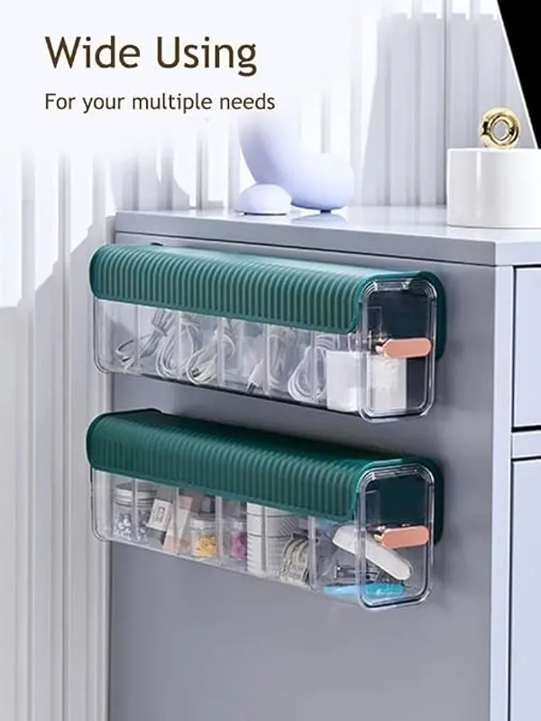 Wall_Mounted_Socks_and_Underwear_Organizer_Drawer,_6_Cell_Acrylic_box_(Pack_of_1)