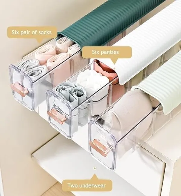 Wall_Mounted_Socks_and_Underwear_Organizer_Drawer,_6_Cell_Acrylic_box_(Pack_of_1)