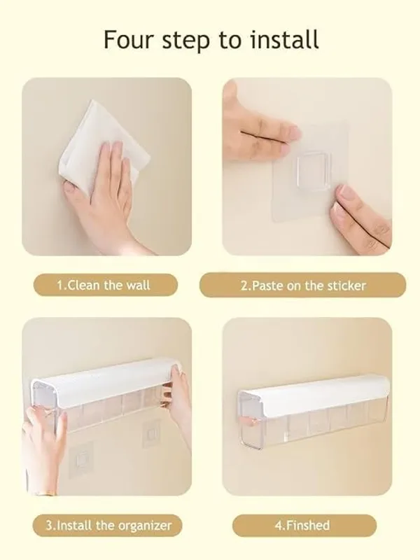 Wall_Mounted_Socks_and_Underwear_Organizer_Drawer,_6_Cell_Acrylic_box_(Pack_of_1)