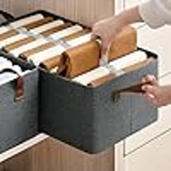 Fabric_Metal_Frame_Grey_Wardrobe_Clothes_Storage_Organizer