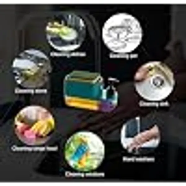 Plastic_3_In_1_Soap_Dispenser_With_Sponge_Holder_Pack_Of_2