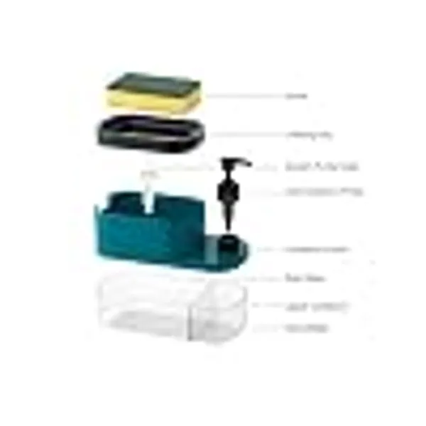 Plastic_3_In_1_Soap_Dispenser_With_Sponge_Holder_Pack_Of_2