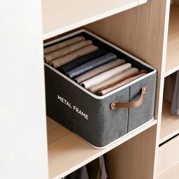 Fabric_Metal_Frame_Grey_Wardrobe_Clothes_Storage_Organizer