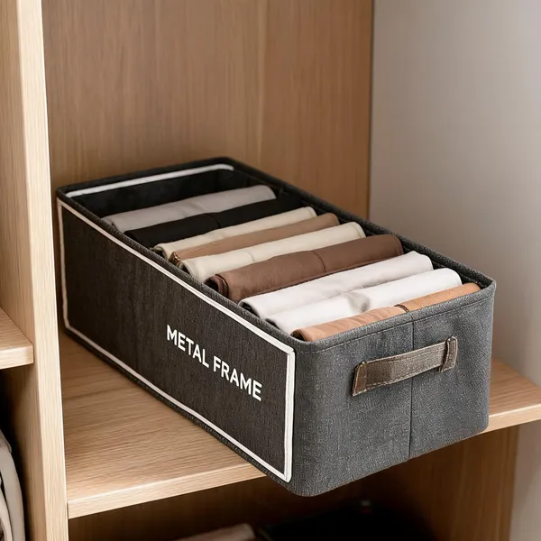 Fabric_Metal_Frame_Grey_Wardrobe_Clothes_Storage_Organizer
