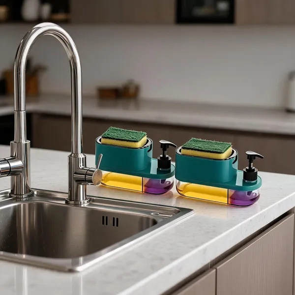 Plastic_3_In_1_Soap_Dispenser_With_Sponge_Holder_Pack_Of_2