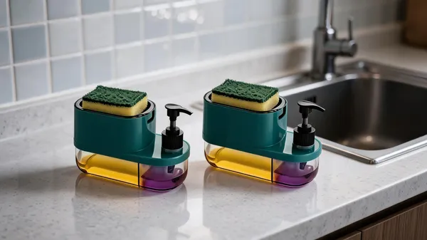 Plastic_3_In_1_Soap_Dispenser_With_Sponge_Holder_Pack_Of_2