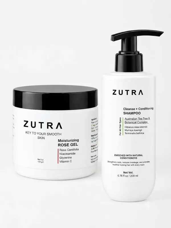 Zutra_Cleanse_+_Conditioning_Shampoo_And_Rose_Gel_With_Niacinamide_And_Vitamin_C_Pack_Of_2
