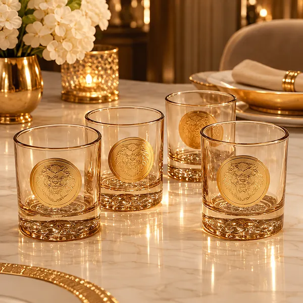 Cerrora_Luxury_Gold_Lion_Whiskey_Glasses_Set_Of_4