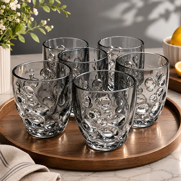 Cerrora_Glass_Textured_Bubble_Pattern_Tumbler