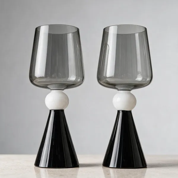 Cerrora_Borosilicate_Contemporary_Black_And_White_Goblet_Wine_Glass_Set_Of_2