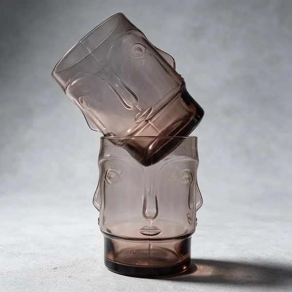 Cerrora_Glass_Modern_Face_Design_Tumbler_Set_Of_2