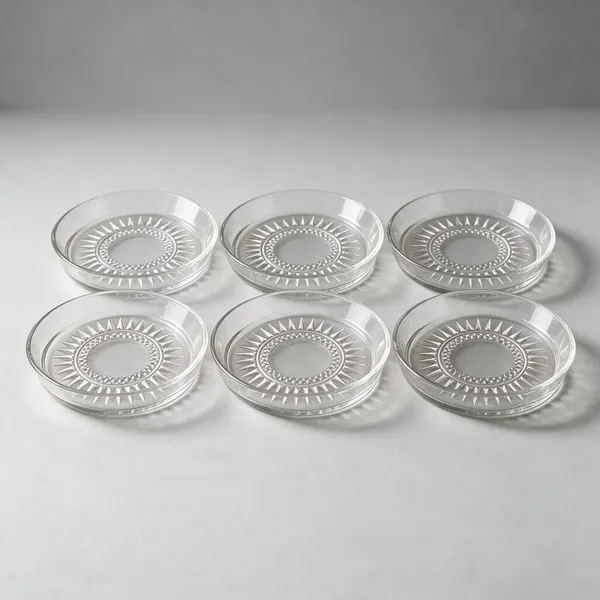 Cerrora_6_Pc_Glass_Snack_Plate_Set_6_Inch