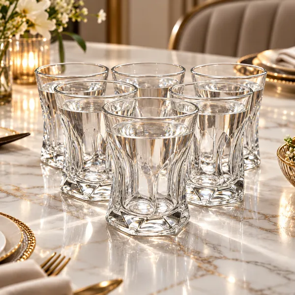 Cerrora_Glass_Textured_Tumbler_Drinking_Glass