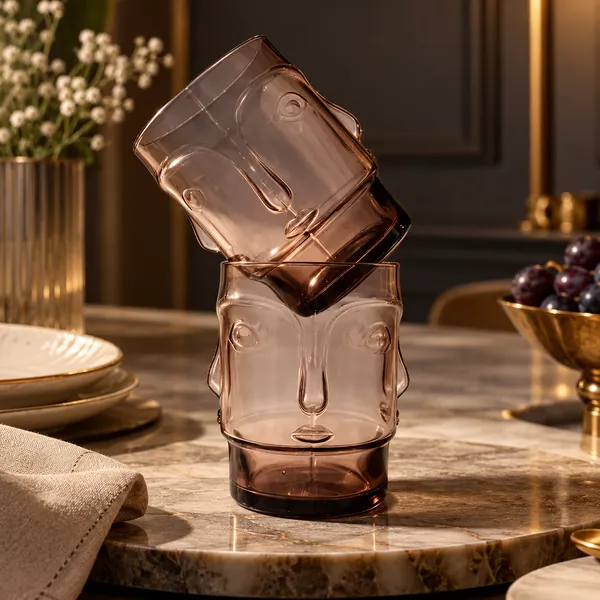 Cerrora_Glass_Modern_Face_Design_Tumbler_Set_Of_2