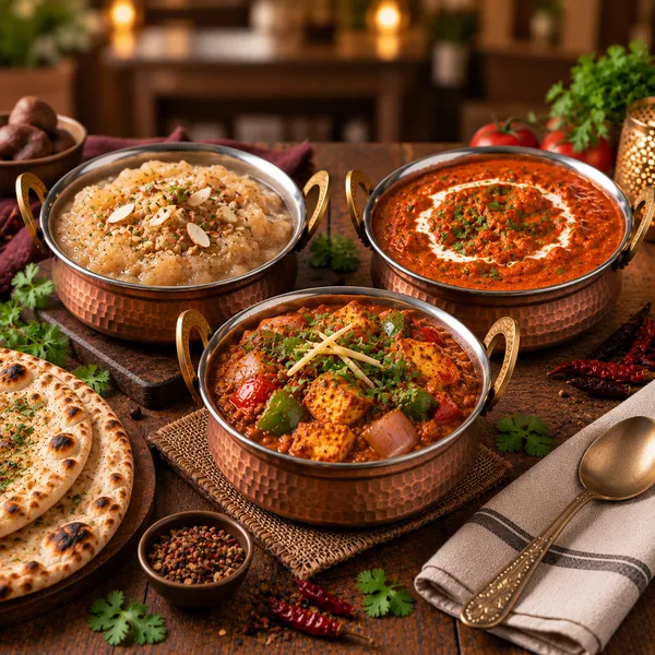 The_Kadhai_Paneer_&_Fasting_Sweet_Trio