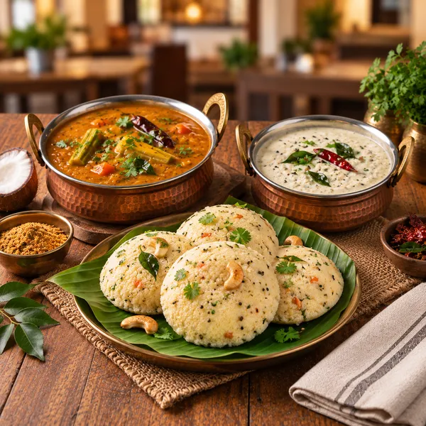 The_South_Indian_Classic_Feast_(Double_Idli)