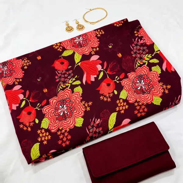 Maroon_Kurti_Running_Fabric_Pure_Cotton_For_women