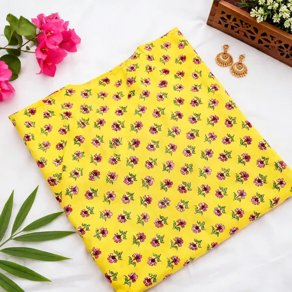 Yellow_Kurti_Running_Fabric_Pure_Cotton_For_women
