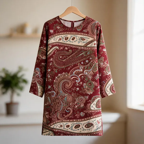Maroon_Kurti_Running_Fabric_Pure_Cotton_For_women