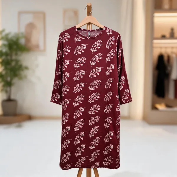 Maroon_Kurti_Running_Fabric_Pure_Cotton_For_women