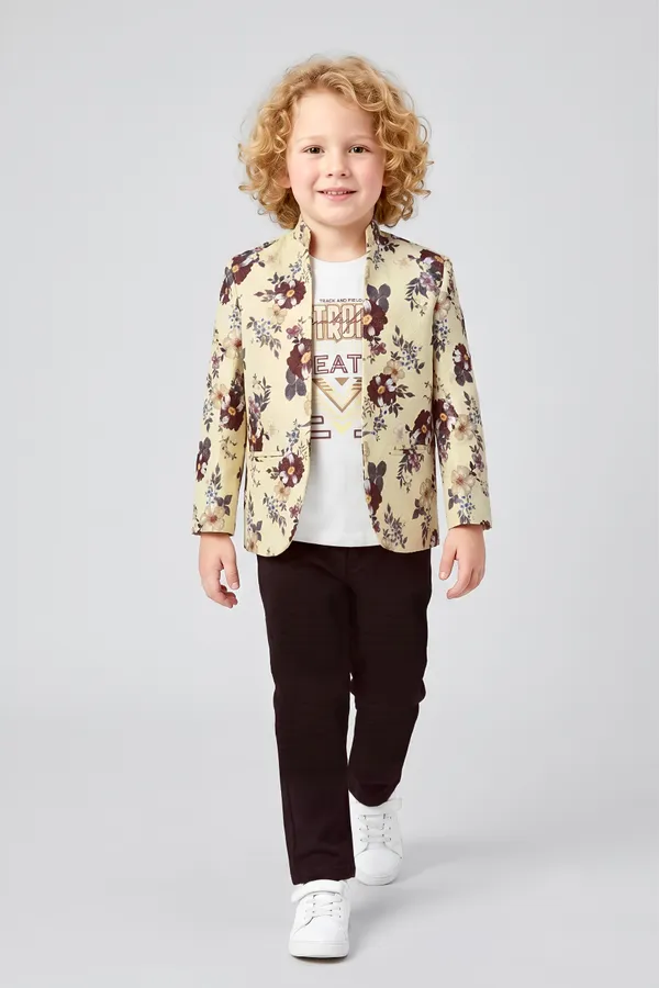 Beige_Floral_Print_Blazer_for_Boys