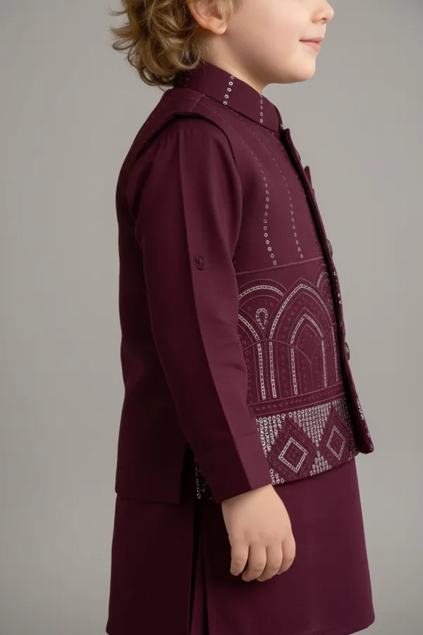Maroon_Traditional_Kurta_Pajama_Set_for_Boys