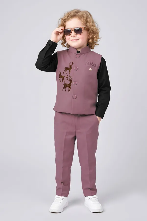Mauve_Black_Ethnic_Kurta_Set_for_Boys