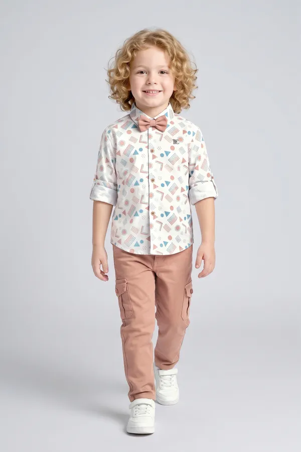 Peach_Cotton_Suit_Set_For_Boys